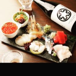 本日の鮮魚盛り合わせ