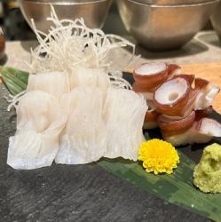 活タコ刺し