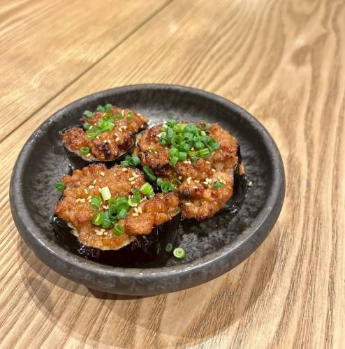 米茄子のたっぷり肉味噌田楽
