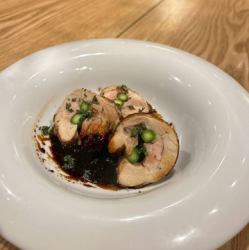 アスパラのインボルティーニ　