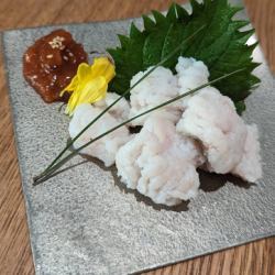 自家熟成　鰤刺し