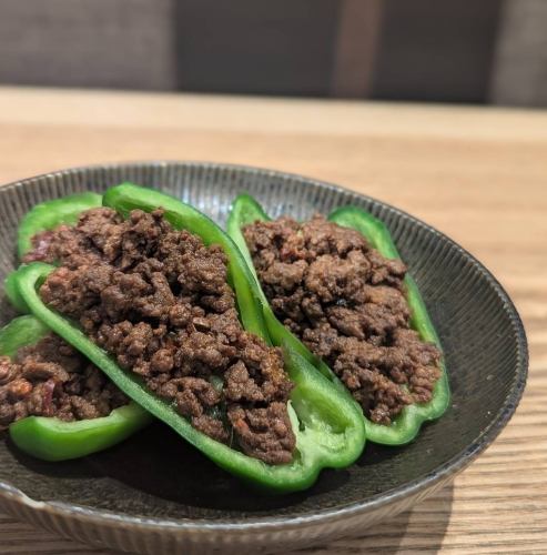 炸醬釀鮮椒