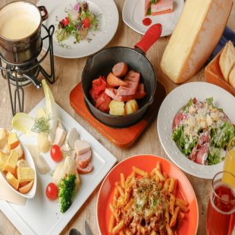 《DINNER》飲み放題付き全7品☆RACLERのWとろけるコース