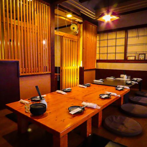 Tatami banquets are available for up to 30 people!