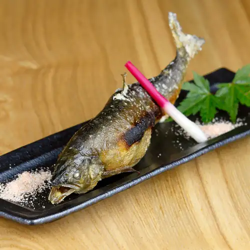 鮎塩焼き