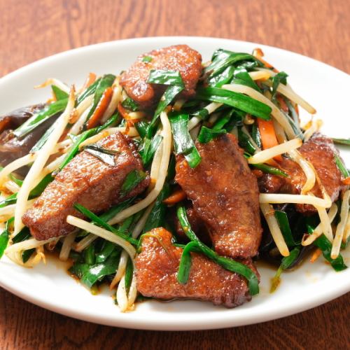 ご飯が進む！レバニラ炒め