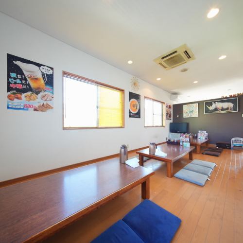 座敷席でゆったり食事会◎