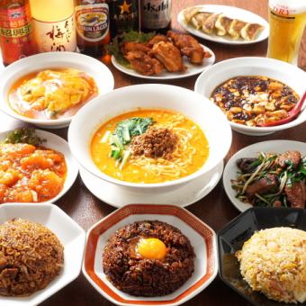 【90分飲み放題付き！】エビマヨや餃子など本格中華6品◎ご宴会承ります《5000円(税込)》