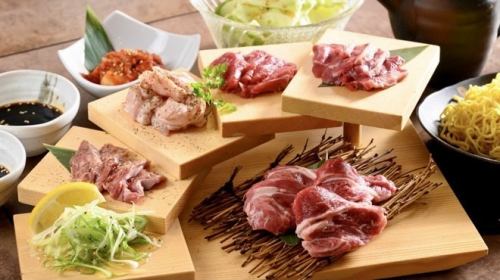 種類豊富なラム肉付コース