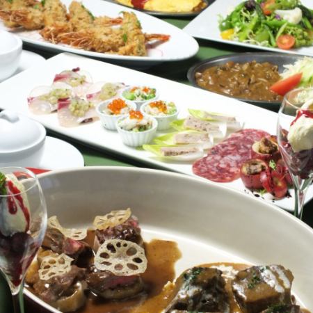 [Party/Banquet] Lebaya Sai, White Spa, etc...Hachi-no-ko Easy 4,400 yen course (5 items in total)