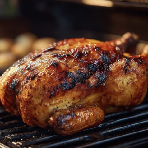 外はパリッと、中は柔らかなグリルチキン！