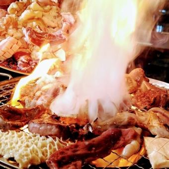 ホルモン＆鶏肉ホルモン食べ放題90分2000円（税込2200円）（30分前ラストオーダー）