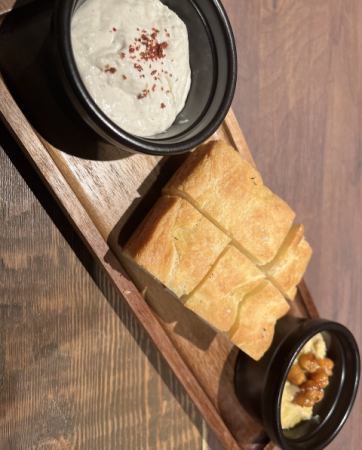 パテ&ディップ 自家製パン付き