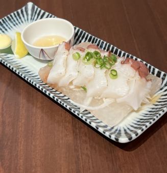 Grilled Hokkaido octopus sashimi