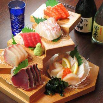 Assortment of 7 sashimi sashimi, 2 servings