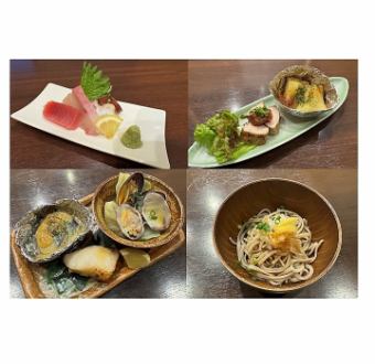 【月～木限定】【個別盛り】『春夏のさっぱり旬菜コース』旬の味覚満載☆[飲放]全12種9皿4000円