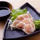 Sashimi of breast meat