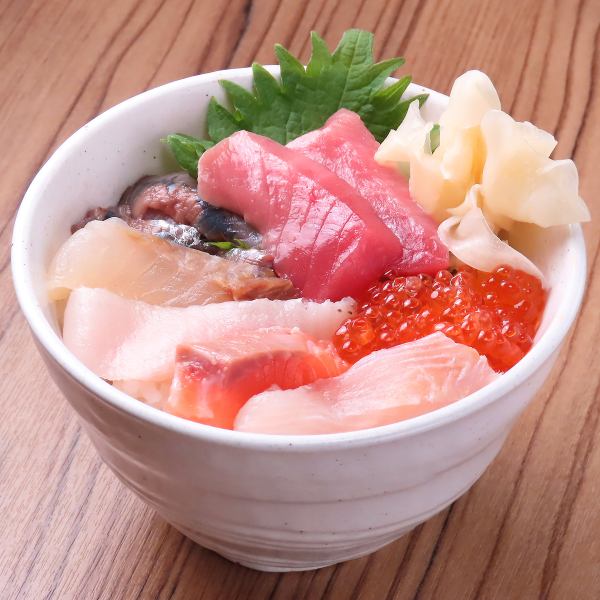 〆におすすめ！海鮮丼