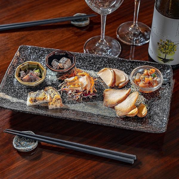 【一口前菜盛り合わせ】一人でも、二人でシェアしてもOK