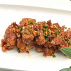 Stir-fried lamb spare ribs with salt and pepper