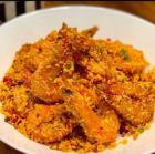 Hong Kong-style fried shrimp with garlic