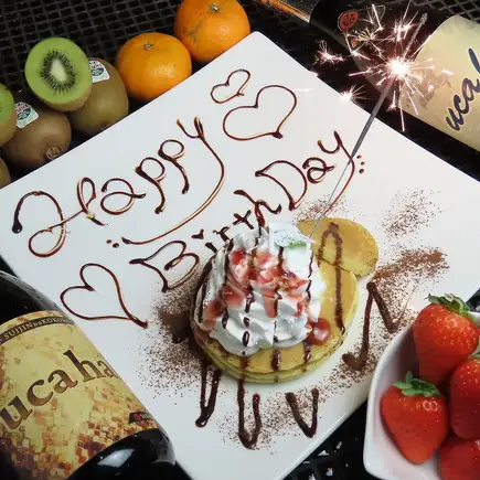 【当日ぎりぎりでもOK！】記念日・誕生日に！特製バースデープレート＆乾杯サプライズ★