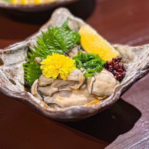 [Hiroshima oyster dishes] Oyster ponzu sauce