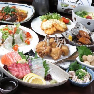 【3月限定！饱腹宴会套餐】2小时无限畅饮 6道菜 5000日元 → 4000日元