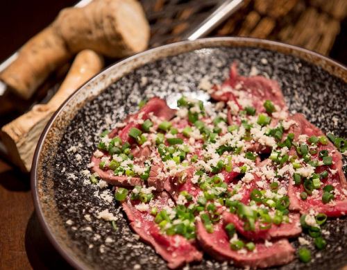 Hokkaido beef roast beef carpaccio horseradish