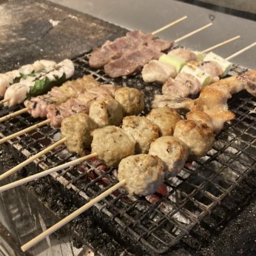 Carefully grilled over charcoal