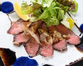 牛ランプ肉のローストビーフ
