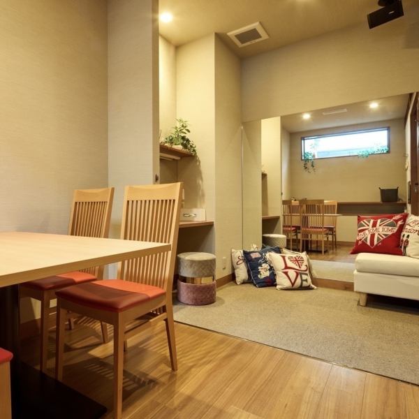 お化粧直し、お着替えも出来る控え室のご用意もしております。