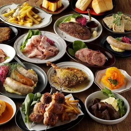 【120分飲み放題付】名物の黒毛和牛ハンバーグにカジュアルフレンチコース≪KIWAMI (キワミ)≫