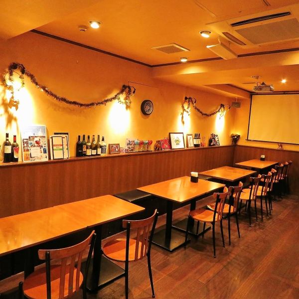 A warm and stylish atmosphere♪Perfect for parties such as birthdays, anniversaries, and welcome and farewell parties!