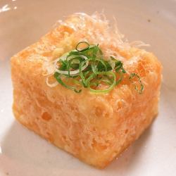 Deep-fried white miso tofu