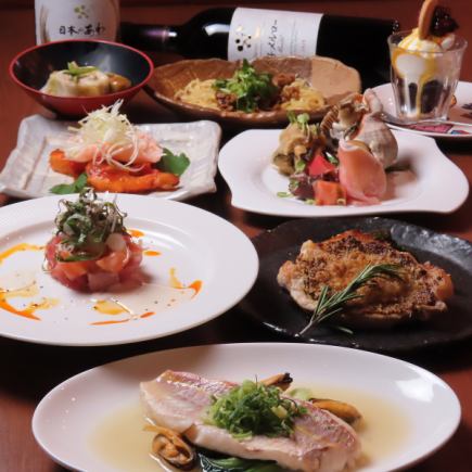 【OPEN記念コース】(大皿)パイカトロトロ煮・チヂミ・汁なし担々麺含む全8品＋2h飲み放題4000円