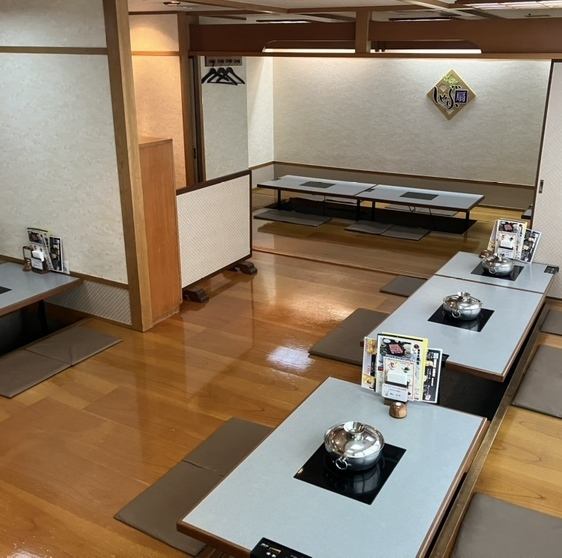 *Tatami room space for up to 34 people.It can also be used for banquets ♪ (reservations can be made for 25 to 34 people)◎We have seats available for fun meals with friends, drinking parties with friends, girls' nights, and other occasions.A separate table area can be reserved for private use for 30 to 48 people.