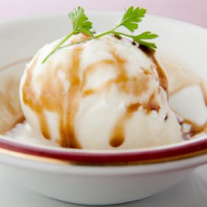 トルコの伸びるアイスクリーム (マンゴー/バニラ/チョコレートアイス）