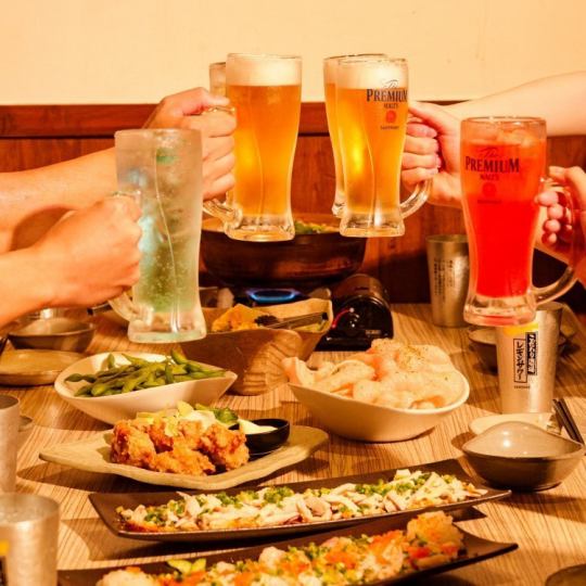 [Recommended for various parties] Enjoy all-you-can-drink over 50 types of beer, including draft beer! An all-you-can-drink "great value" course with chicken