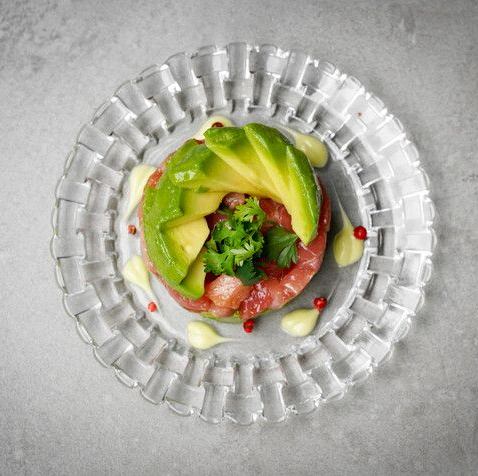 Tuna and avocado tartare