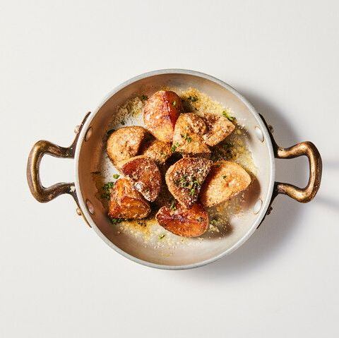 Garlic Anchovy Potatoes