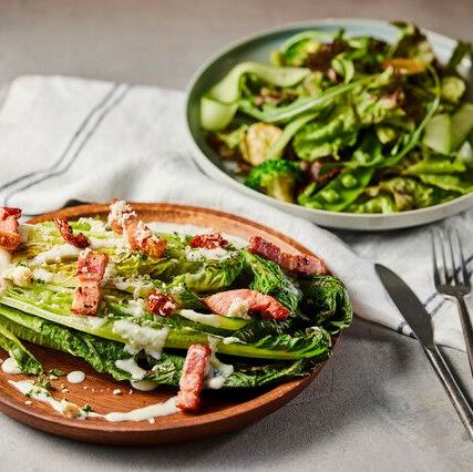 Grilled Romaine Lettuce Hot Salad