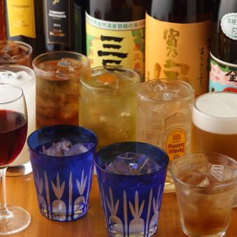 【火・水・木曜日限定！お得コースF】　２時間飲放＋馬刺し、九州料理…４５００円