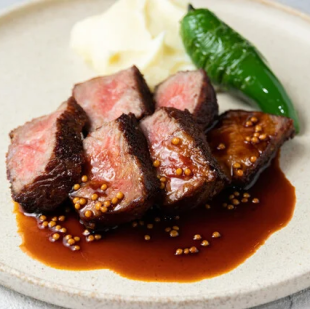 黒毛和牛のステーキ 150g