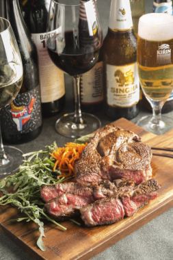 Welcome/farewell party Angus beef steak and tandoori chicken plan [90 minutes all-you-can-drink] 6,300 yen → 6,000 yen