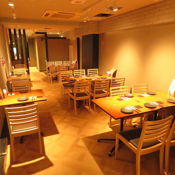 Table can be moved.We will set up according to the number of guests♪We welcome large groups of 10 or more!