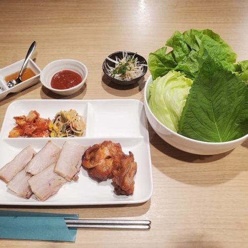 Samgyeopsal set [猪肉玫瑰 & takkarubi]