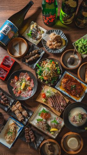 ふらりのおすすめ料理を詰め込んだ特別なコース