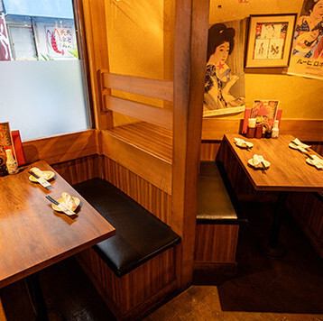 ボックス席もご用意♪女子会などのシーンにもご利用頂けます。