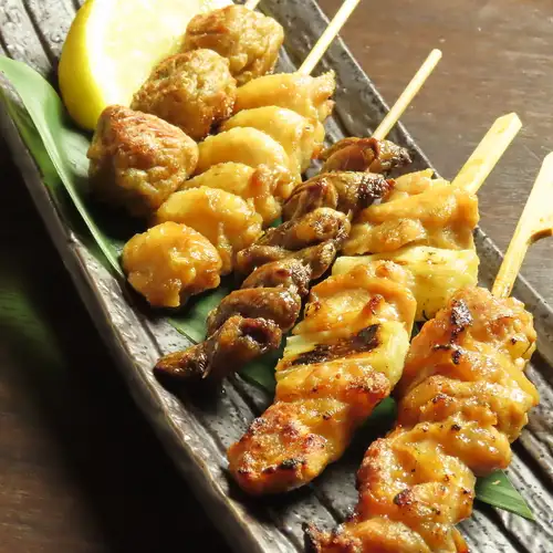 焼き鳥５本盛り合わせ